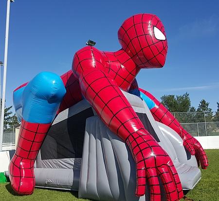 Spiderman Theme Bouncy Castle